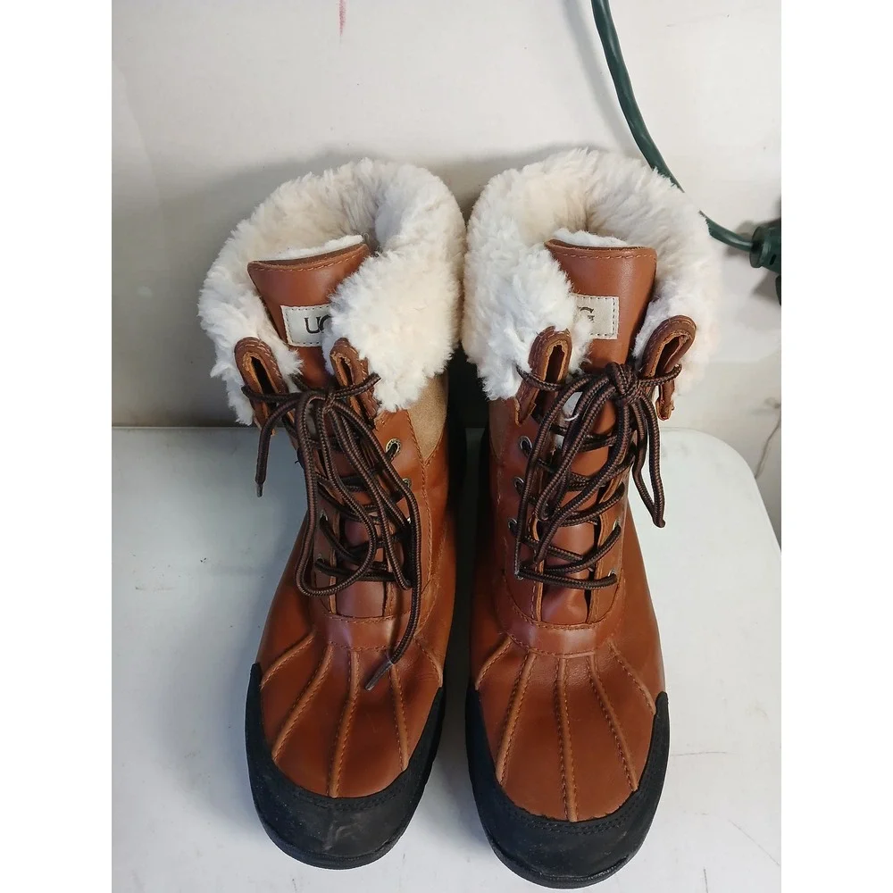 Ugg butte Waterproof snow boots winter leather mens size‎ 11